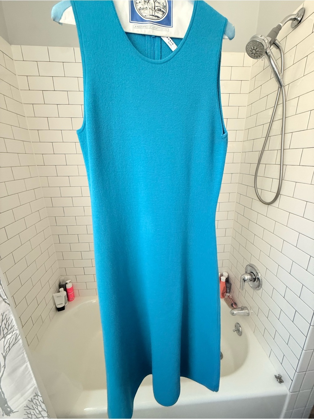 Akris Turquoise Sleeveless Midi Dress